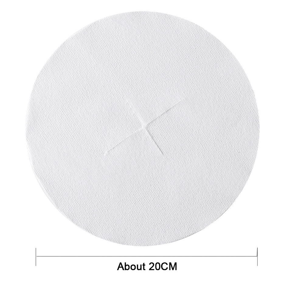 Set 12 giấy thấm dầu hình tròn màu trắng tiện dụng cho nhà bếp