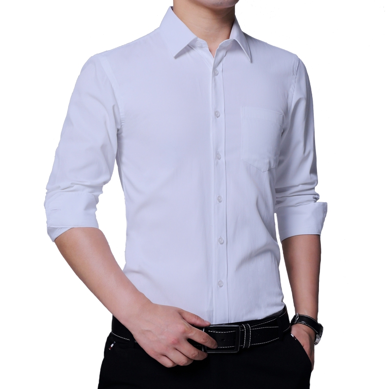 Áo Sơ Mi Nam Dài Tay Màu Trơn