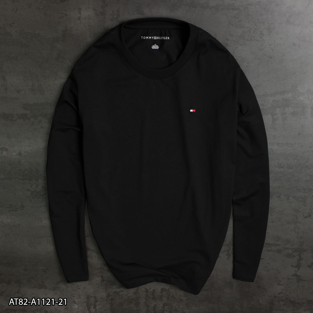 Áo Thun Tay Dài TOM MY  AT82 100% Cotton - áo thun nam thêu Logo