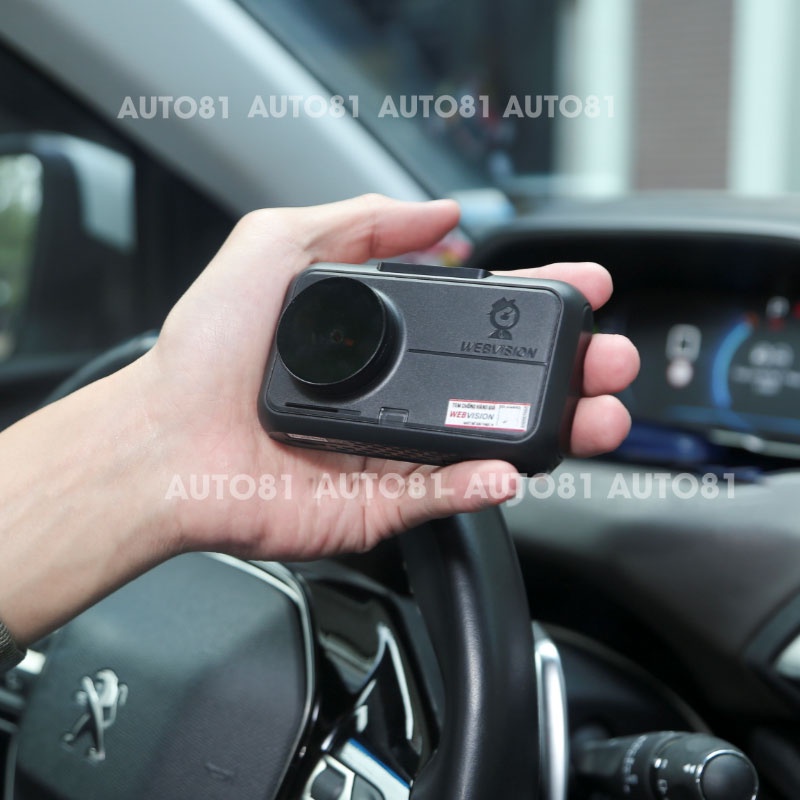 Camera hành trình Webvision A38, ghi hình trước sau, cảnh báo tốc độ, mua ngay tặng thẻ nhớ 32G