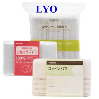 Bông tẩy trang Miniso 180 - 475 -1000 miếng.