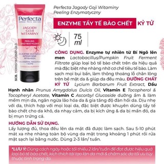 ✅[CHÍNH HÃNG] Enzyme Tẩy Da Chết Kỉ Tử PERFECTA 75ML
