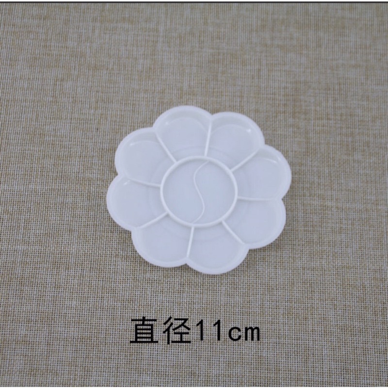 Khay pha màu hoa đào