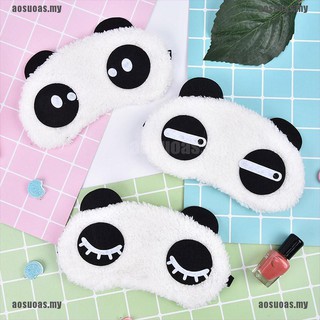 1pc Gấu Trúc Dễ Thương Ngủ Mặt nạ Mắt Bịt Mắt Bóng Du Lịch Ngủ Bao Ánh Sáng