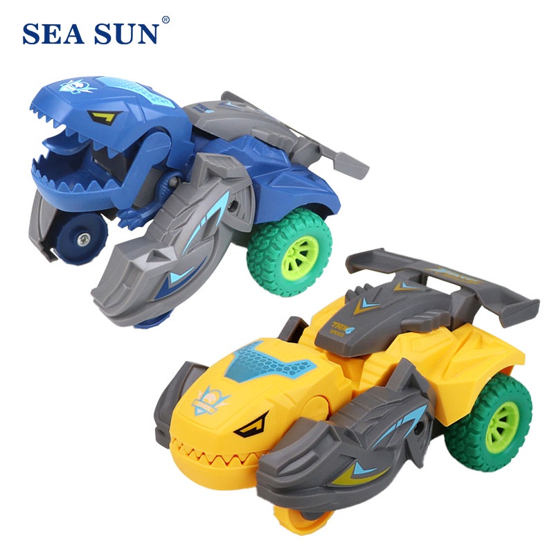 Đồ chơi xe biến hình khủng long SEA SUN TOYS trọng lượng nhẹ cho bé
