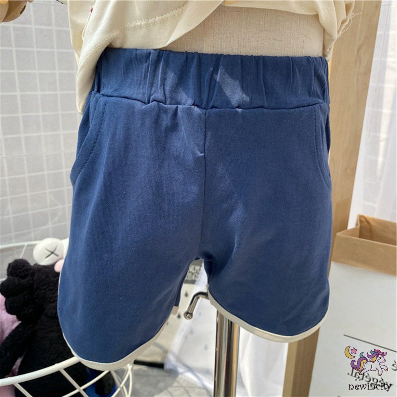 Áo thun tay ngắn in hoạt hình và Quần ngắn thời trang Hàn Quốc cho bé gái