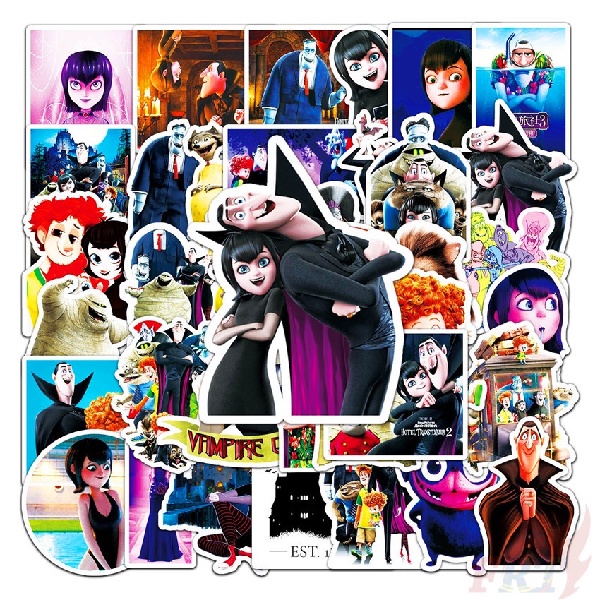 110Pcs/Set ❉ Hotel Transylvania Series A Stickers ❉ DIY Fashion Luggage Laptop Skateboard Decals Doodle Stickers