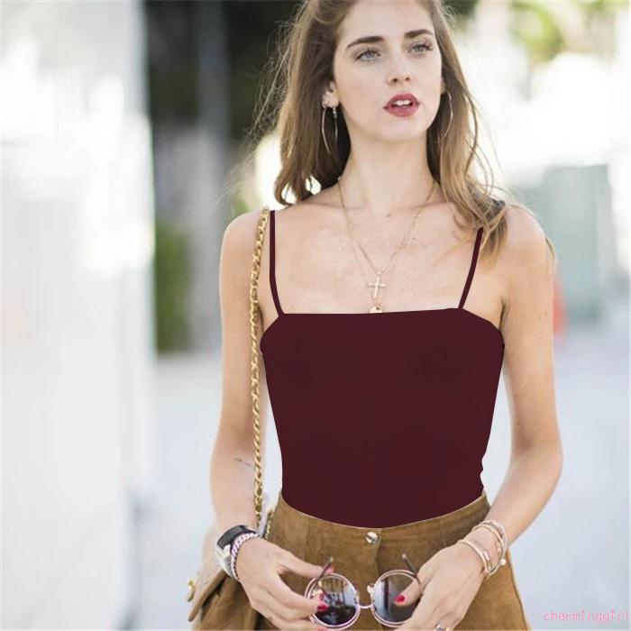 Bodysuit không tay màu trơn thời trang dành cho nữ