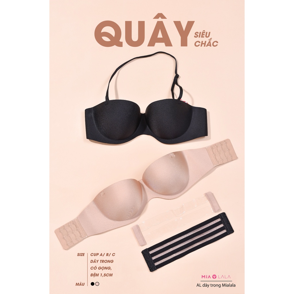 Áo lót nữ đệm vừa 1.5cm quả ngang quây siêu chắc MIALALA 0726 NA6170726
