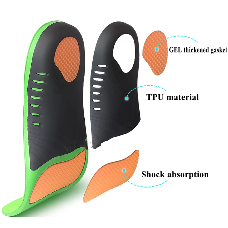 (Hàng Mới Về) Set 2 Miếng Lót Giày Hỗ Trợ Chỉnh Hình Chân 3d Cho Người Lớn