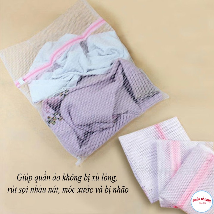Combo 3 Túi Lưới Giặt Đồ 30x40cm Tiện Dụng 00233