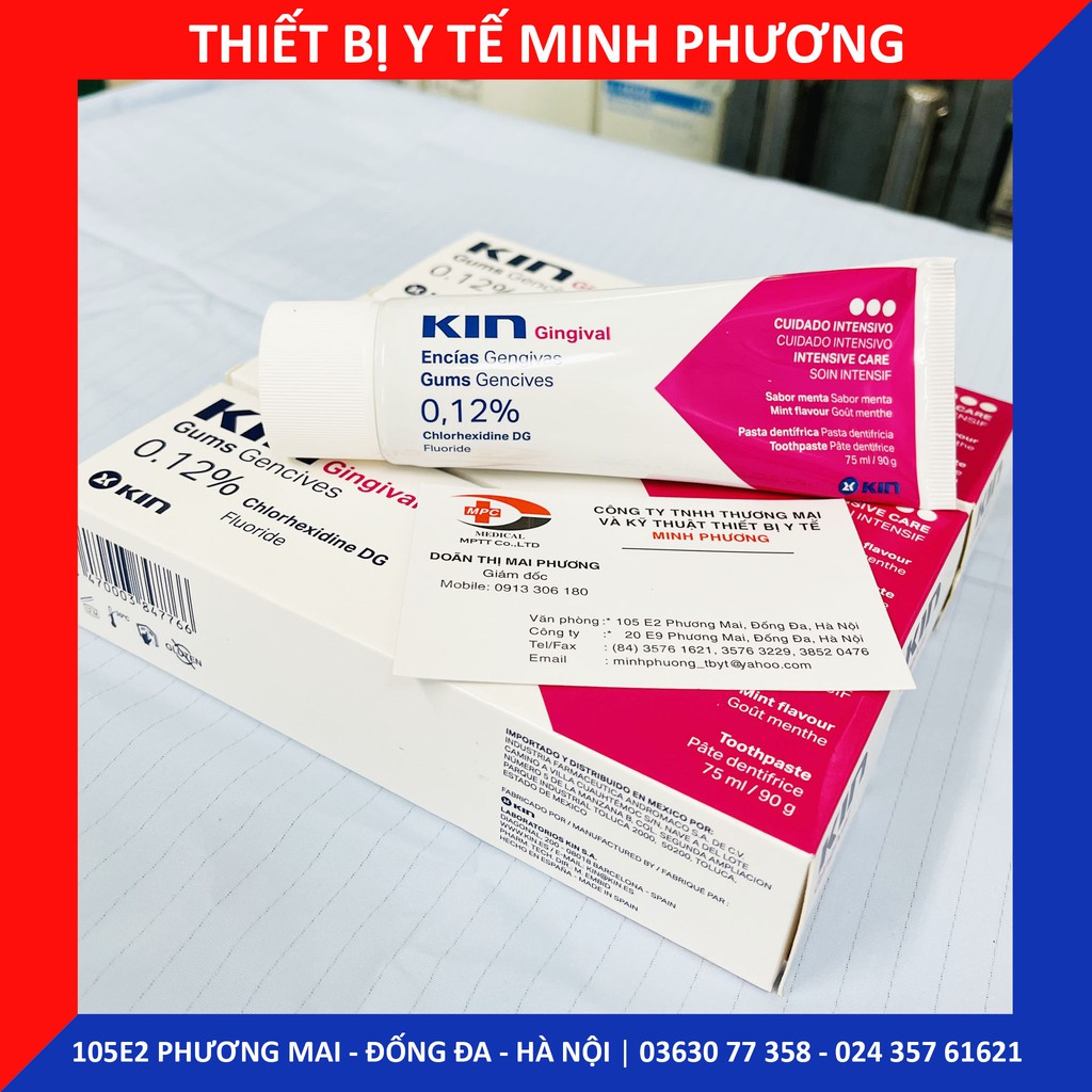 Kem đánh răng KIN GINGIVAL COMPLEX ngăn ngừa các bệnh cấp tính về nha chu