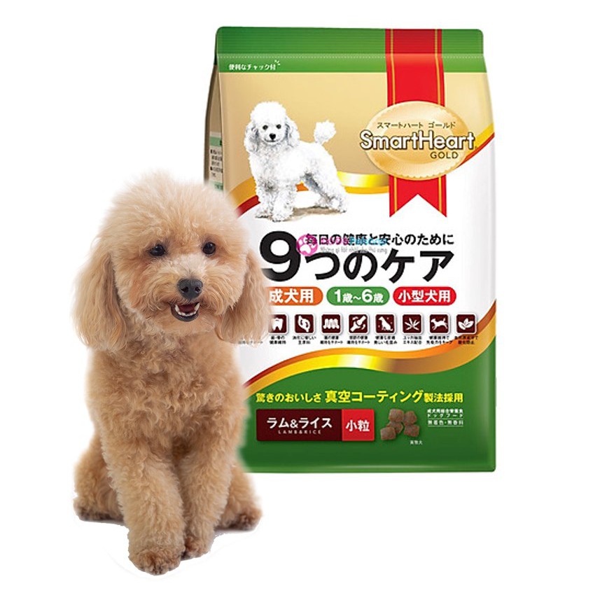 Thức ăn cho chó cỡ nhỏ Smartheart Gold 1kg thức ăn chó Poodle