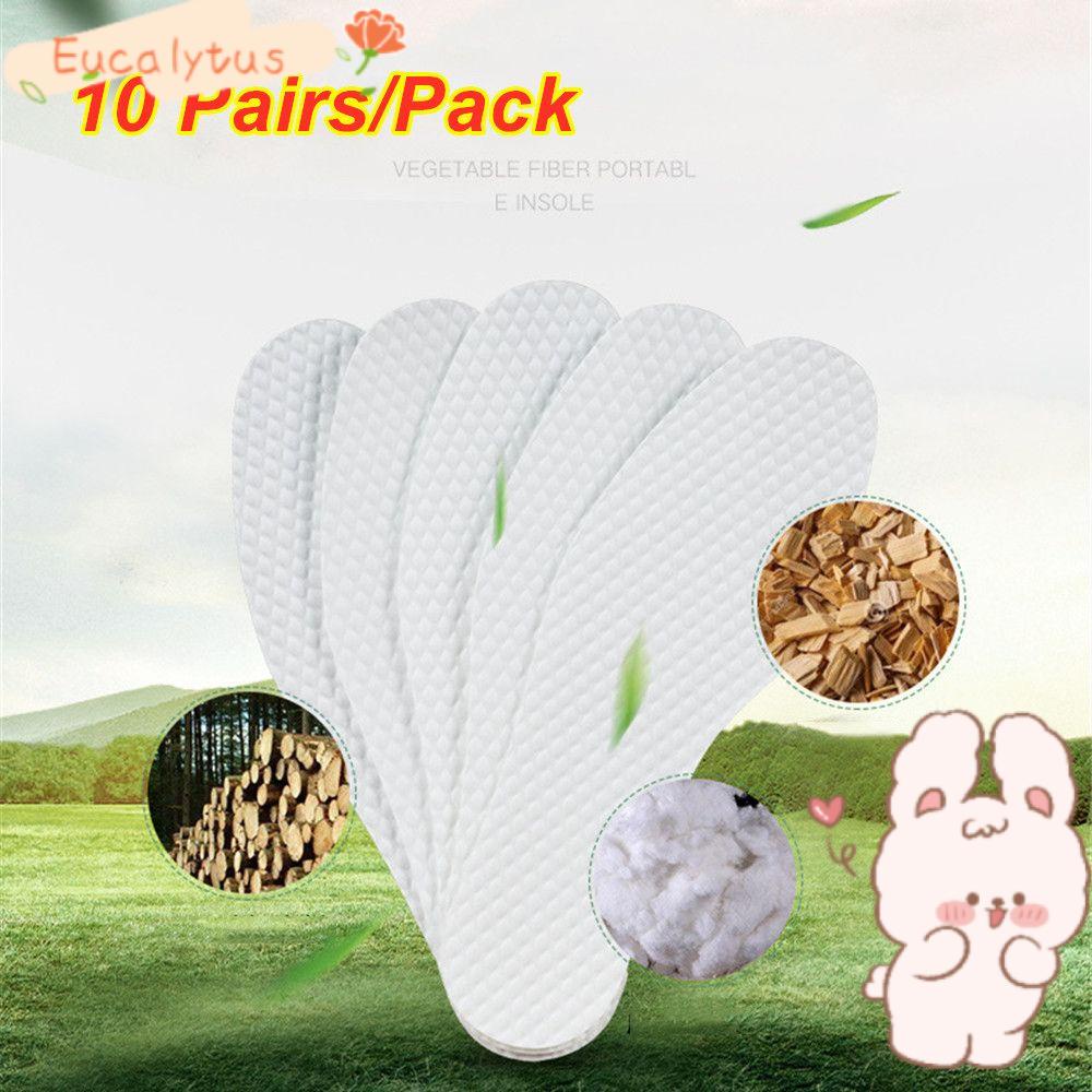 Bộ 10 Cặp Đế Lót Giày Mềm Mỏng Dùng Một Lần Cho Nam Và Nữ