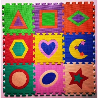 Thảm xốp ghép hình cho bé vừa chơi vừa học loại to ( có 6 mẫu)