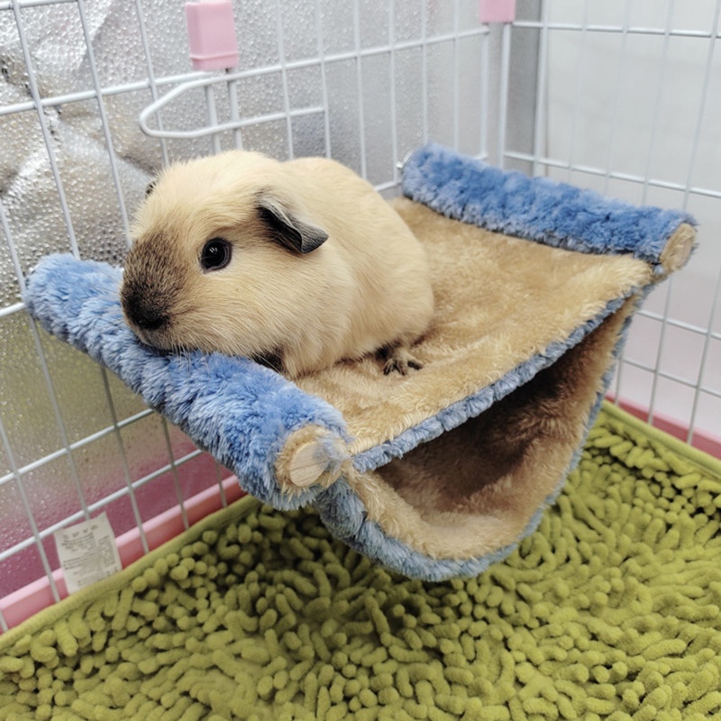 Zone Võng Võng Treo Chuồng Ngủ Vải Lông Mềm Giữ Ấm Mùa Đông Cho Chuột Hamster