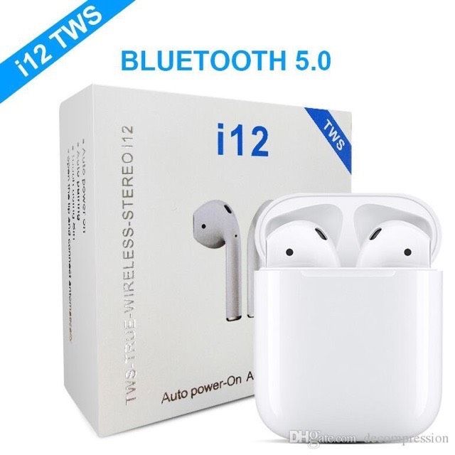 Tai nghe bluetooth i12 TWS BH 3 THÁNG