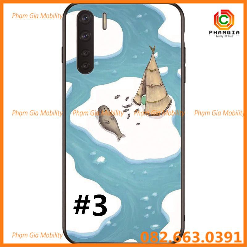 Ốp lưng in hình dễ thương dẻo cho OPPO A91/F15/ OPPO A31 (2020)/A8/ Reno 3 pro 5G/Realme X50