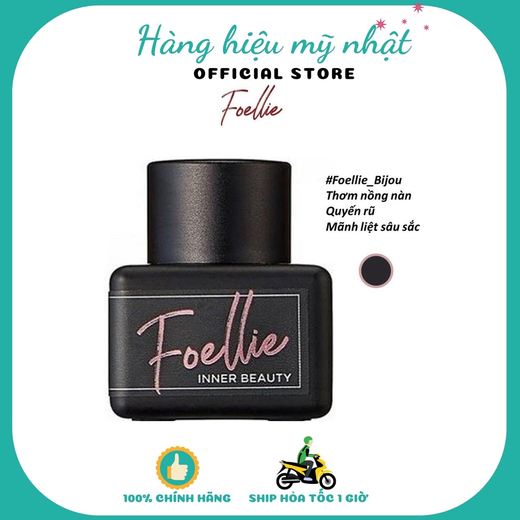Nước Hoa Vùng Kín Foellie Hàn Quốc Hương Thơm Nồng Đượm 5ml Eau de Bijou Inner Perfume
