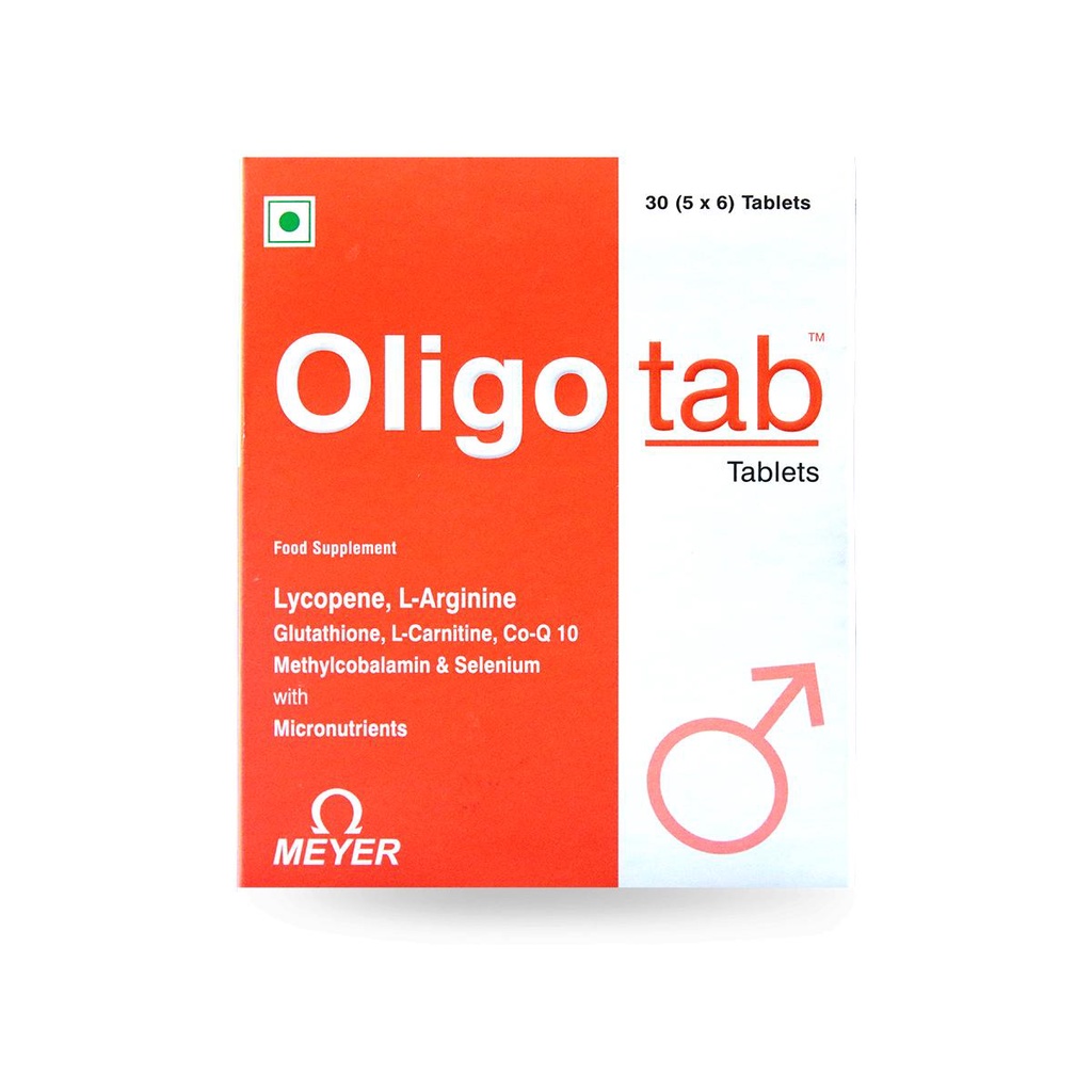 Thực phẩm bảo vệ sức khỏe OLIGOTAB TABLETS, hỗ trợ khả năng sinh sản bình thường cho nam giới.