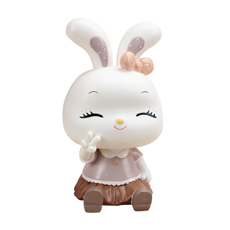 Ống Heo Tiết Kiệm Hình Thỏ Bunny Dễ Thương Quà Tặng Bạn Bè Sinh Nhật Thôi Nôi Bé Gái siêu con heo đất tiết kiệm tiền phim hoạt hình dễ thương sáng tạo dễ thương