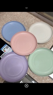 🌈[Có sẵn]🌈Đĩa lúa mạch màu pastel chất liệu an toàn khi sử dụng