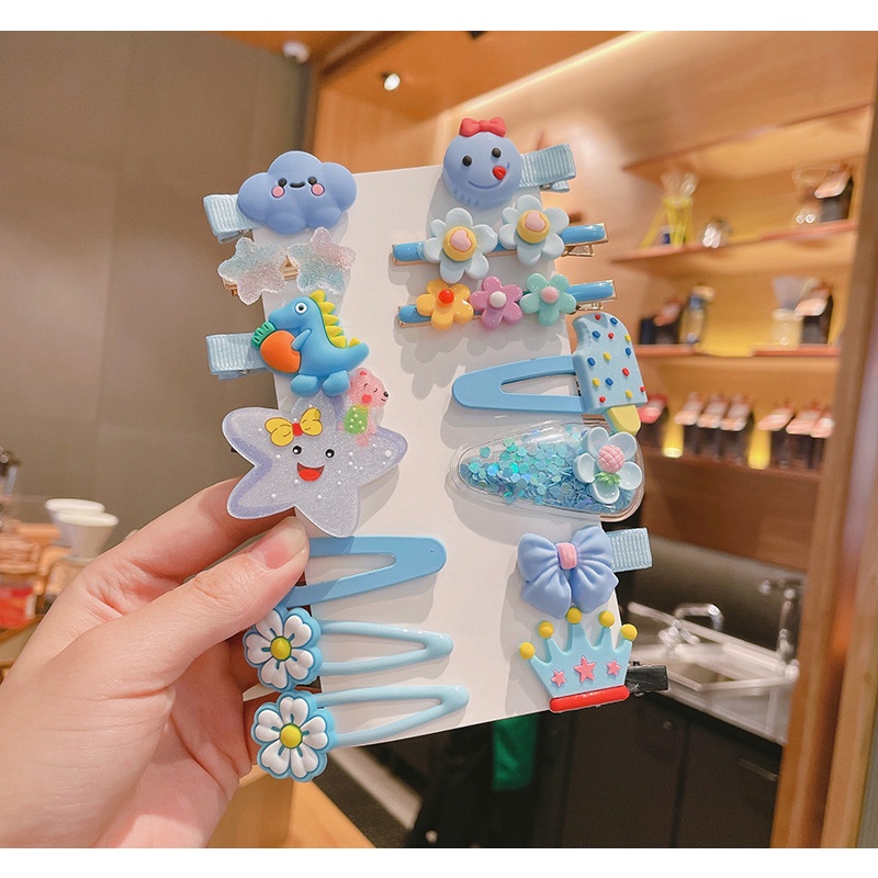 Set Kẹp Tóc Dễ Thương Cho Bé Gái