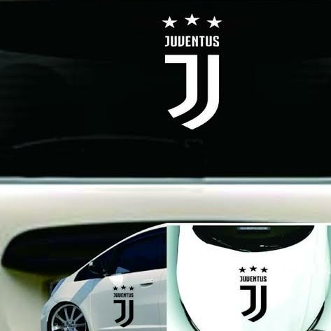 Sticker Logo Câu Lạc Bộ Bóng Đá Juventus / Juve 35cm Dán Trang Trí Xe Hơi