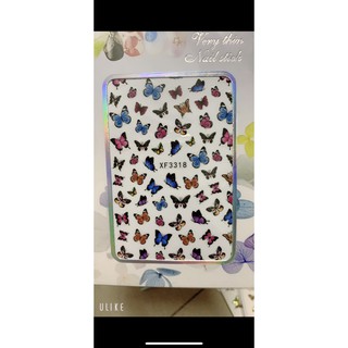 10 sticker bướm lộn xộn