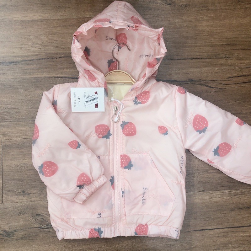 Áo khoác gió nỉ cho bé