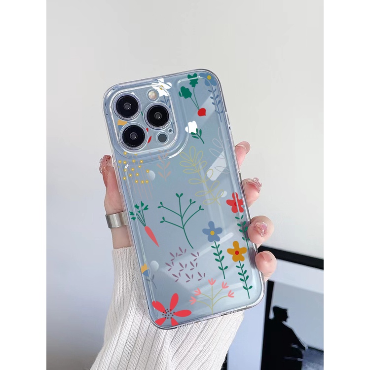 Ốp Điện Thoại Gel TPU Trong Suốt Hình Vuông Có Đệm Khí Chống Rơi Cho Samsung Galaxy A33 A53 A73 5G A32 A52 A72 A31 A51 A71 A23