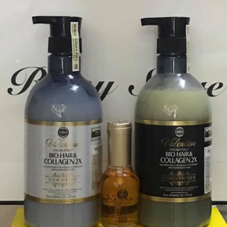 Cặp dầu gội xả siêu mềm mượt Valention 800ml*2