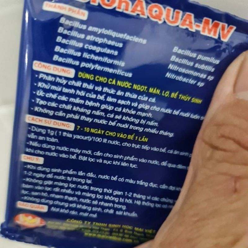 Men Vi Sinh Mai Việt Cho Cá Cảnh Làm Sạch Trông Nước Khử Mùi Tanh Cho Bể Cá