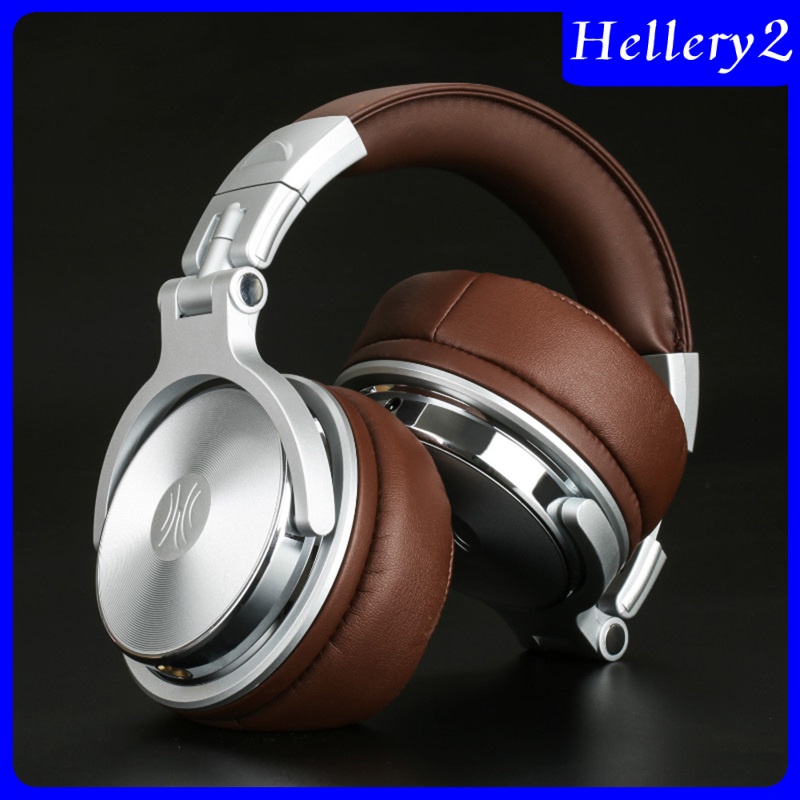 [HELLERY2] Pro-30 Over Ear Headphones Studio Monitor Mixing DJ Stereo Headsets w/Mic