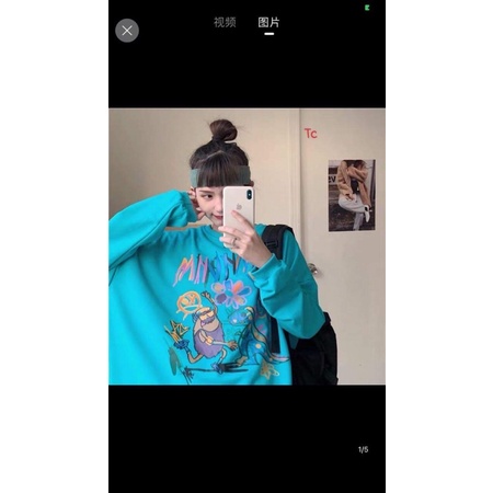 Áo nỉ khủng long hoa TC6