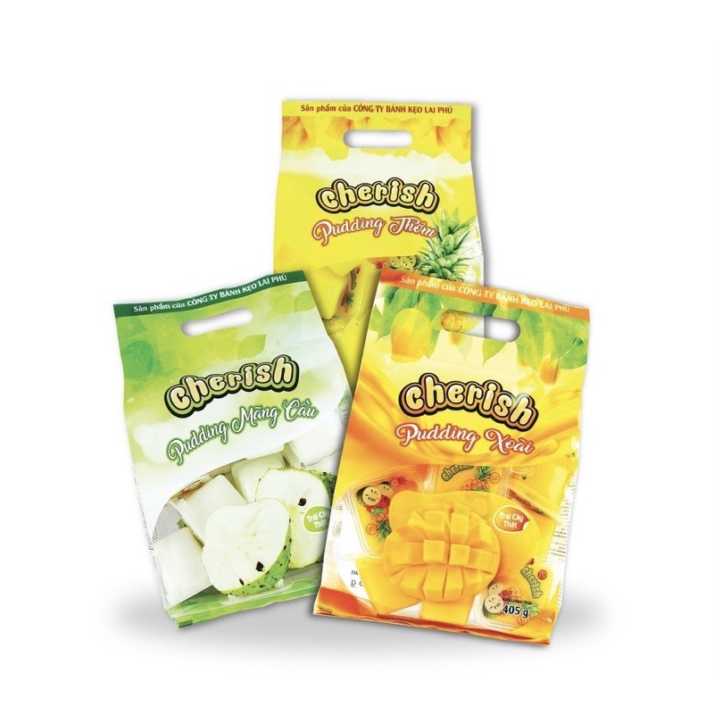 Thạch Pudding Cherish Trái Cây Các Vị 405G