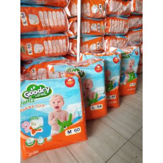 Tã Quần Goodry M60/L54/XL48/XXL44 Mẫu mới