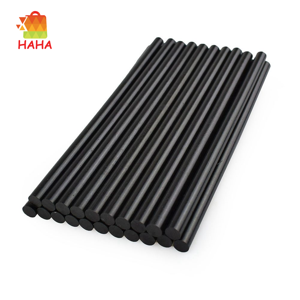 Set 20 que keo nến màu đen dài 200mm