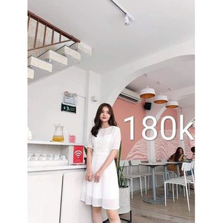 (Ảnh thật) Đầm XÒE 2 LỚP BÁNH BÈO)