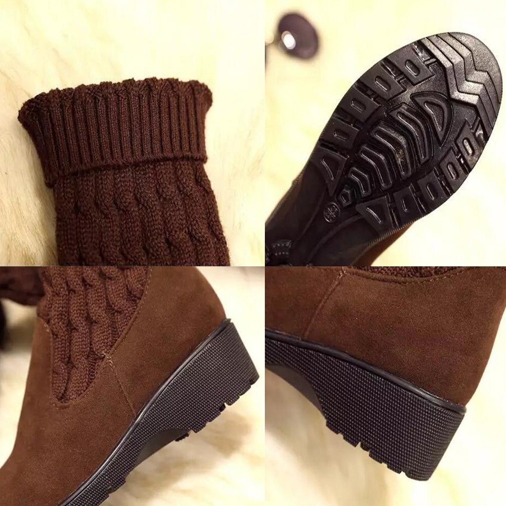 Giày boot nữ cao gót cổ cao qua gối thời trang mùa đông | BigBuy360 - bigbuy360.vn