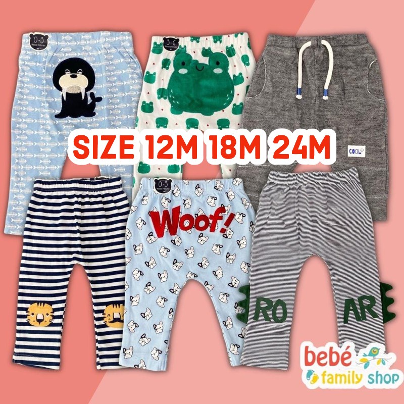 Quần dài bé trai xuất dư Carters size 12M 18M 24M chất thun cotton - QTA QTCA