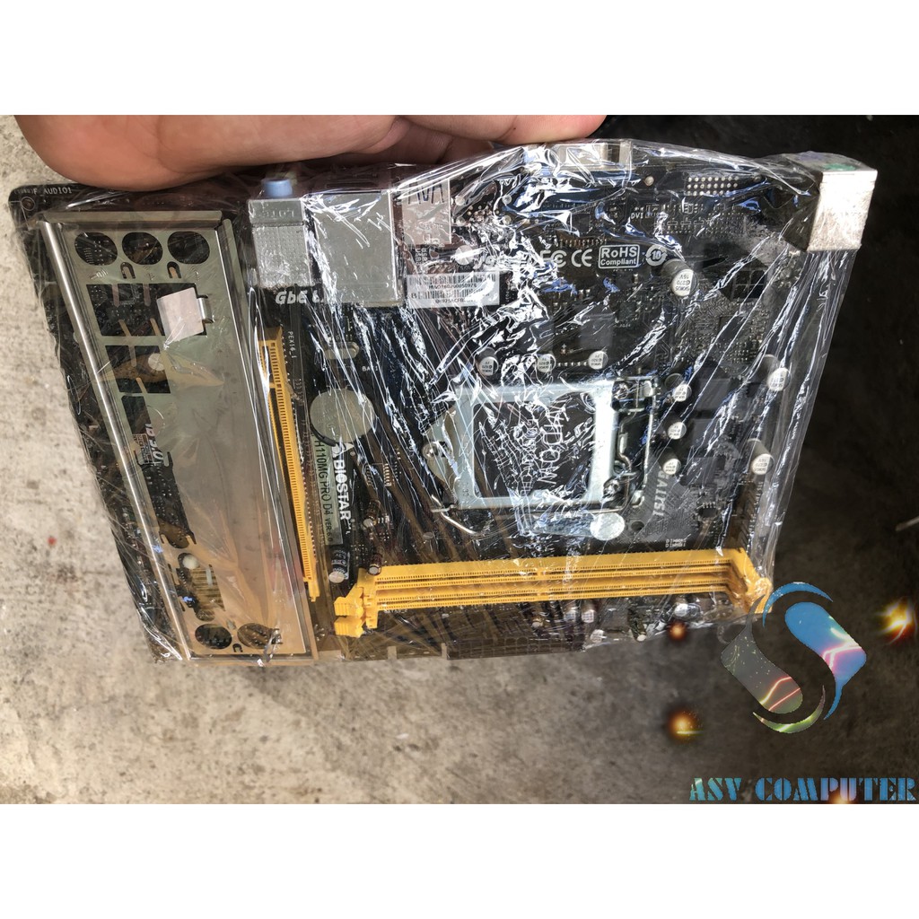 Combo bo mạch chủ main H110MG PRO DDR4, Cpu core i3 6100 (chip new)