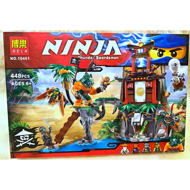 Đồ Chơi Lắp Ráp Xếp Hình Ninjago Các Ninja Bảo Vệ Khung Thành 10461-448 mảnh