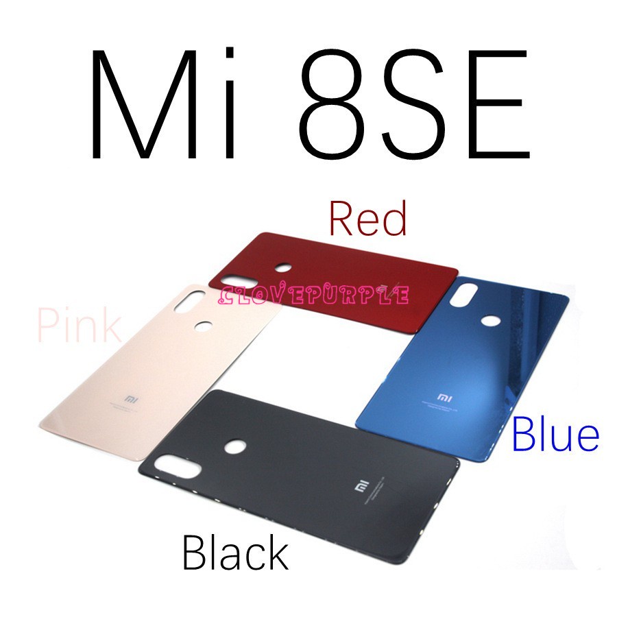 Nắp lưng điện thoại thay thế chuyên dụng cho Xiaomi Mi 8 Mi 8se Mi 8 Lite Mi 8pro Xiaomi Mi8 Se Mi 8se 8 Lite