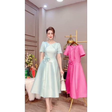 Đầm xòe bồng Monoco