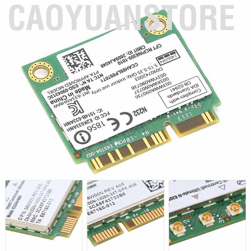 Card Mạng Wifi Cho Intel6300 2.4 / 5ghz 802 A / G / N 450mbps