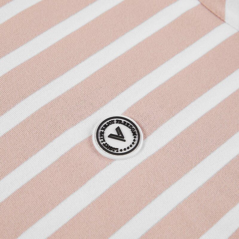 HLA - Áo Thun Nam Kẻ Sọc Trắng Striped Round Neck Short Sleeve T-shirt