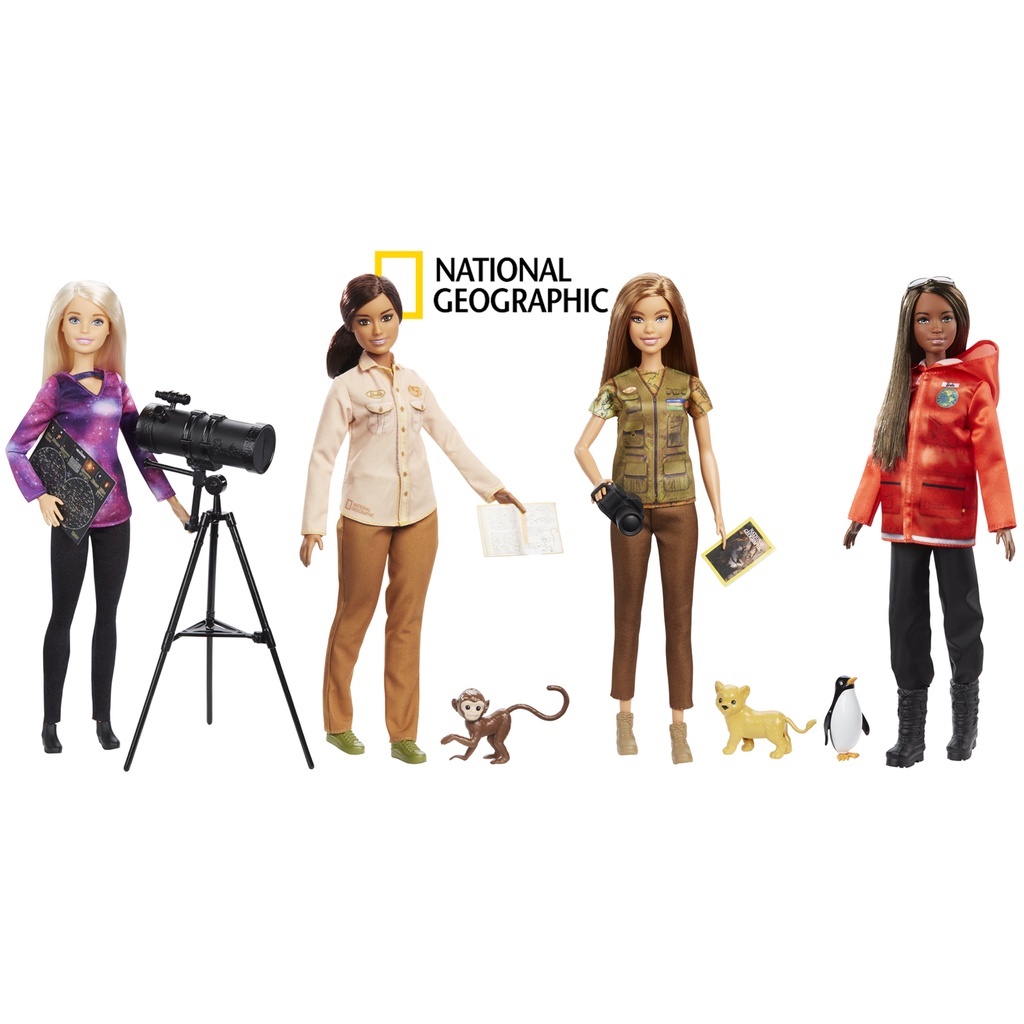 Bộ Sưu Tập Búp Bê Barbie x National Geographic