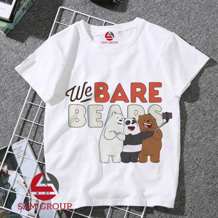 (SALE HOT) Áo 3 Con Gấu We Are Bear Dành Cho Bé Trai Bé Gái Đủ Size