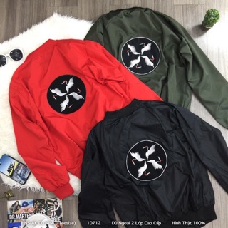 Áo khoác dù nữ thêu những bé hạt